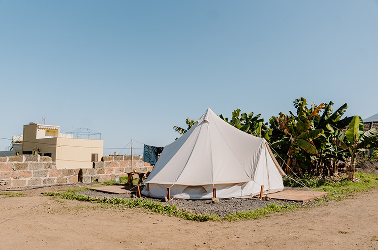 finca encuentro tent camping